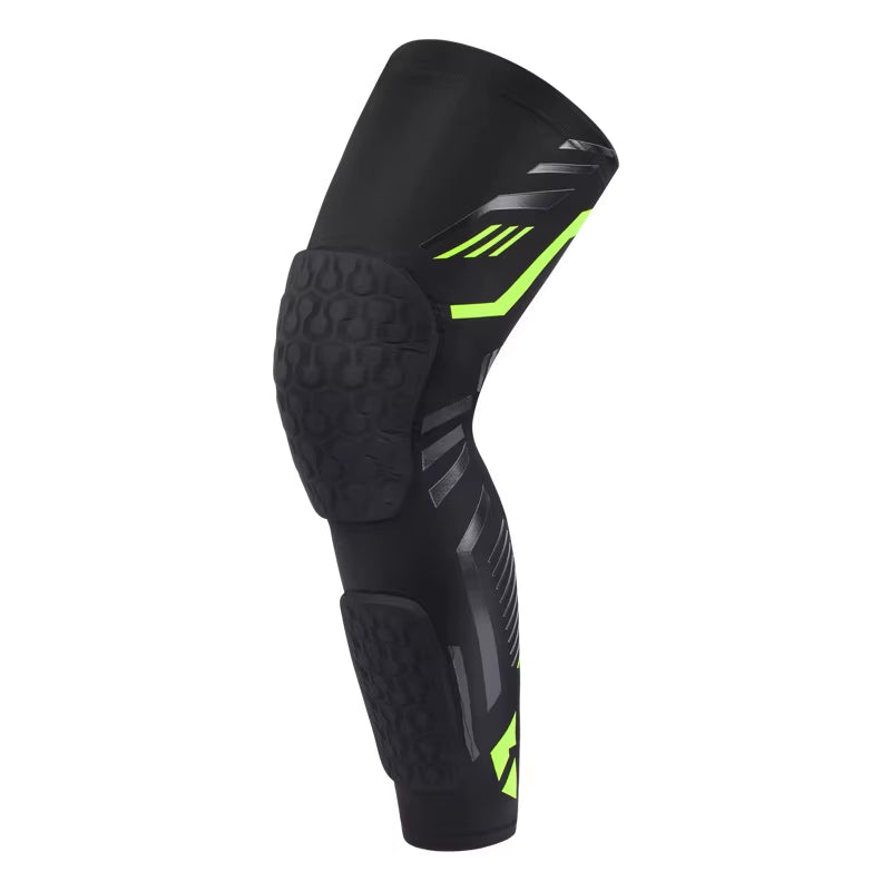 Long Leg Knee Compression Sleeve Knee Protector Cycling Basketball Eva Knee Sleeves Brace Support