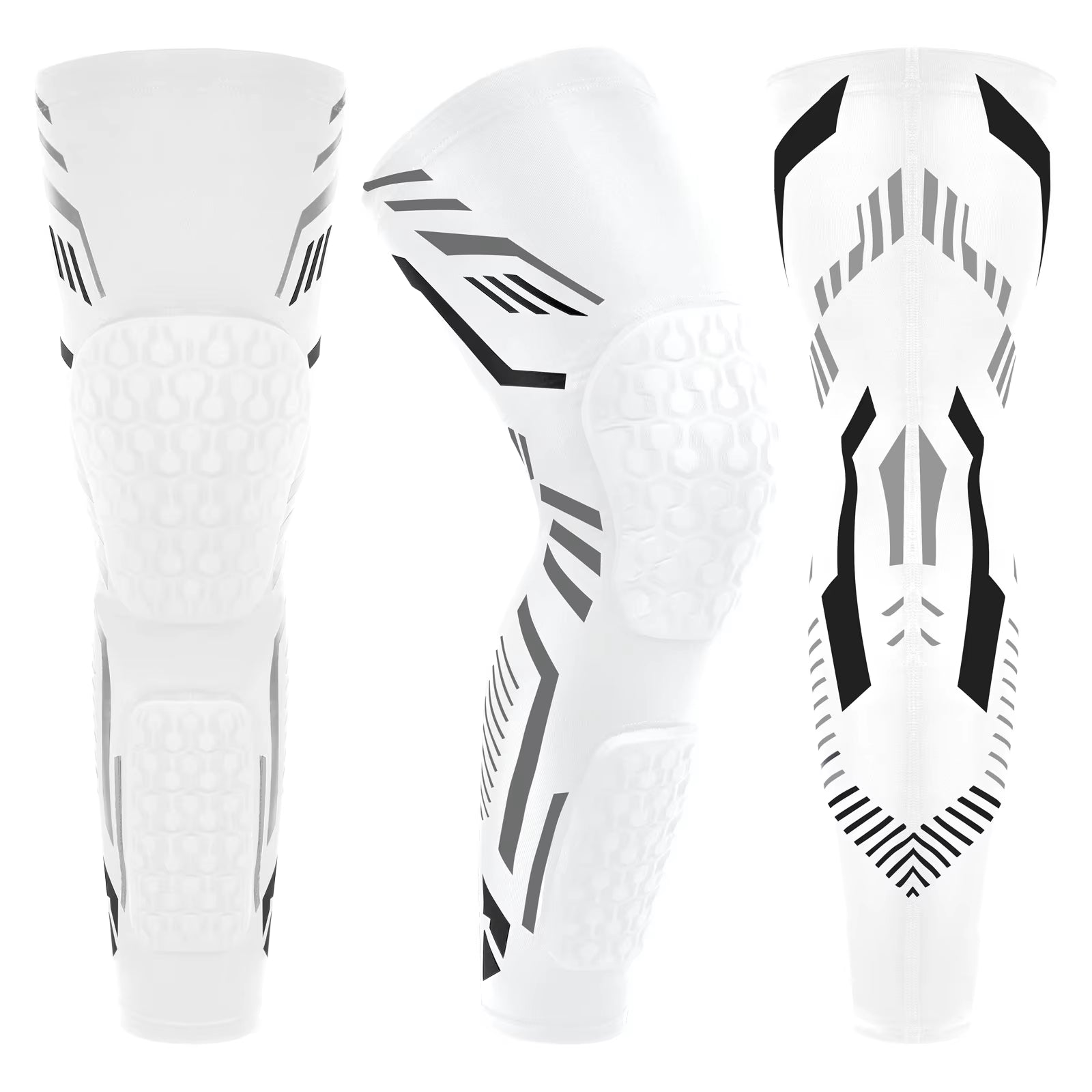 Long Leg Knee Compression Sleeve Knee Protector Cycling Basketball Eva Knee Sleeves Brace Support