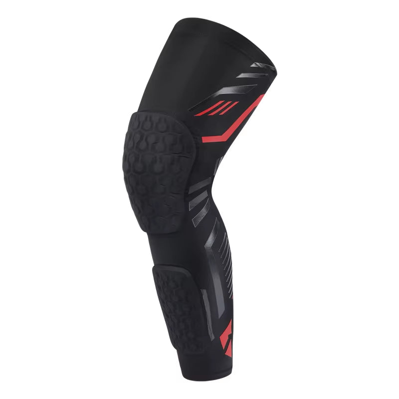 Long Leg Knee Compression Sleeve Knee Protector Cycling Basketball Eva Knee Sleeves Brace Support