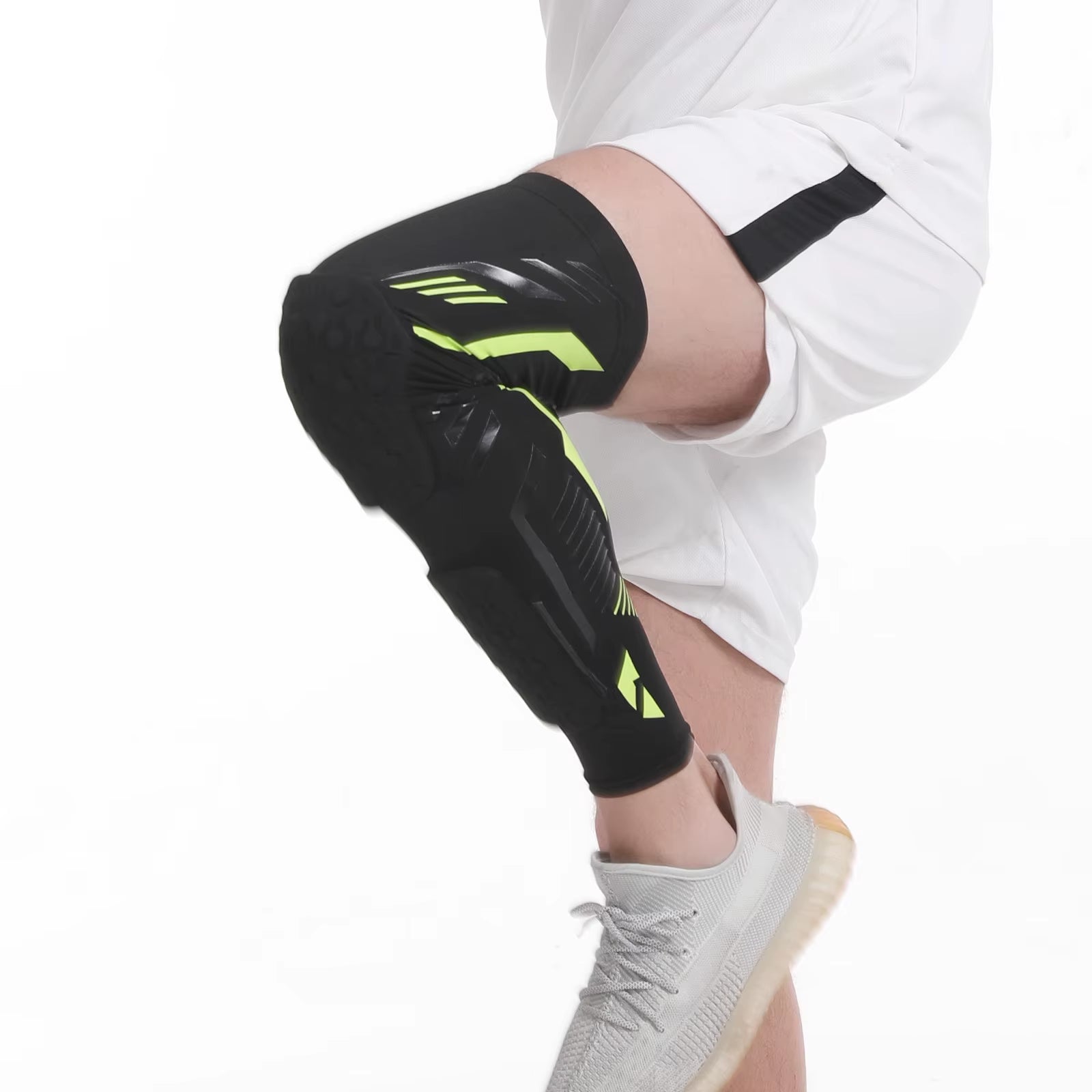 Long Leg Knee Compression Sleeve Knee Protector Cycling Basketball Eva Knee Sleeves Brace Support