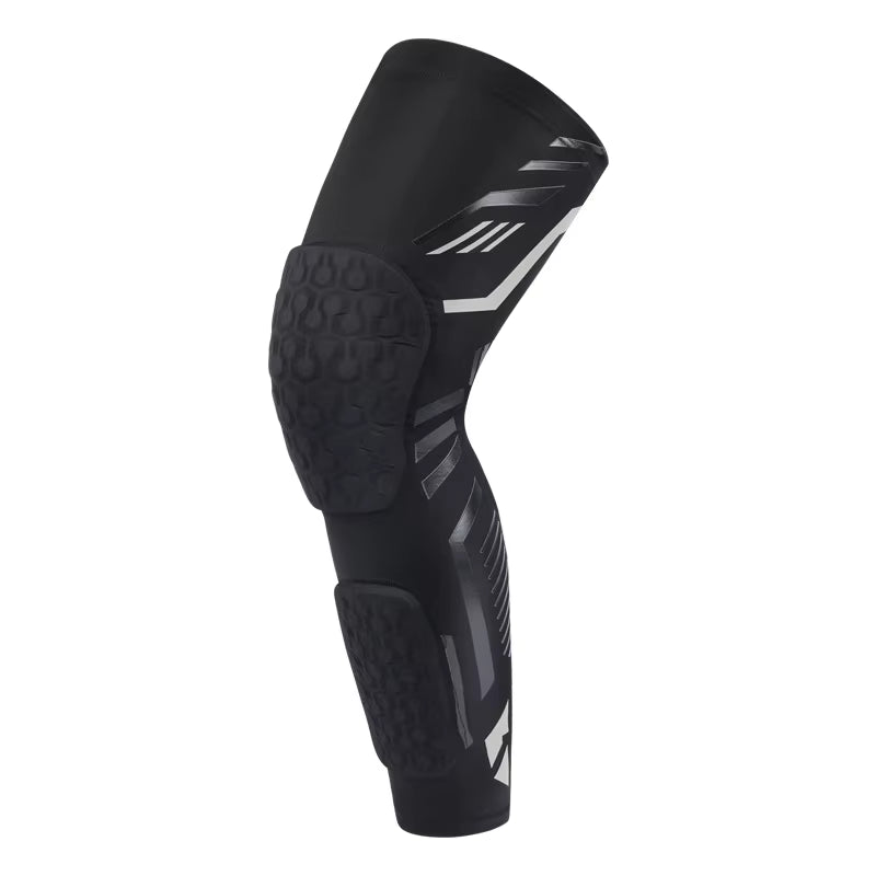 Long Leg Knee Compression Sleeve Knee Protector Cycling Basketball Eva Knee Sleeves Brace Support