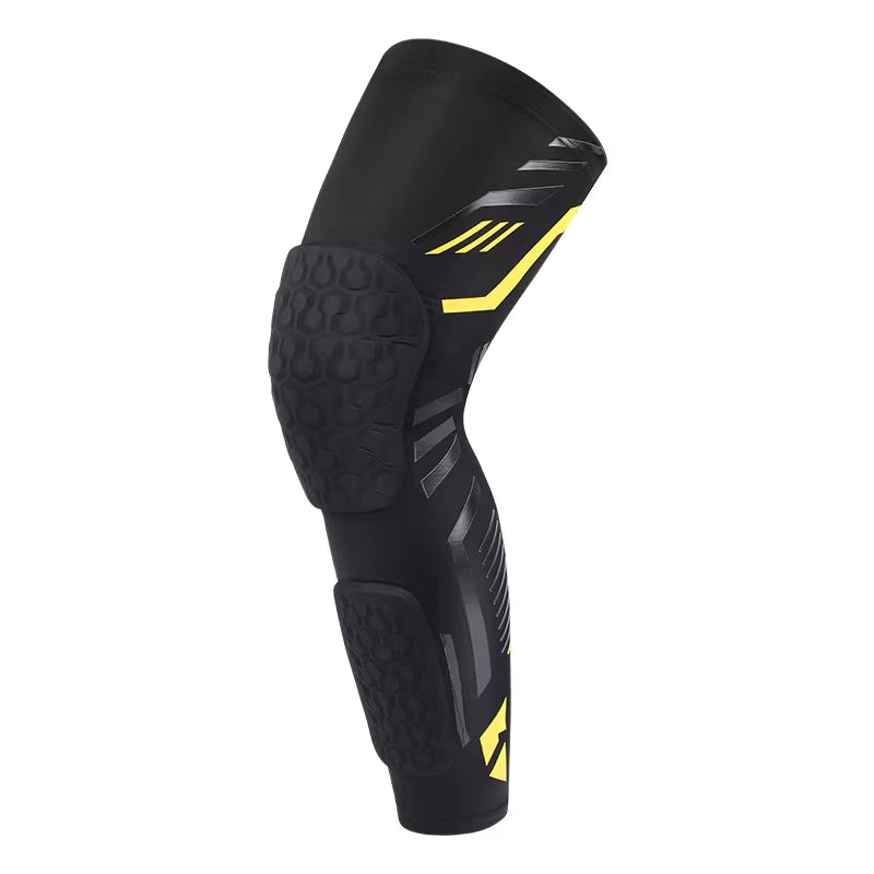 Long Leg Knee Compression Sleeve Knee Protector Cycling Basketball Eva Knee Sleeves Brace Support